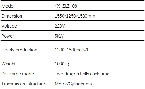 Automatic tea dragon ball making machine (Tea ball forming machine)